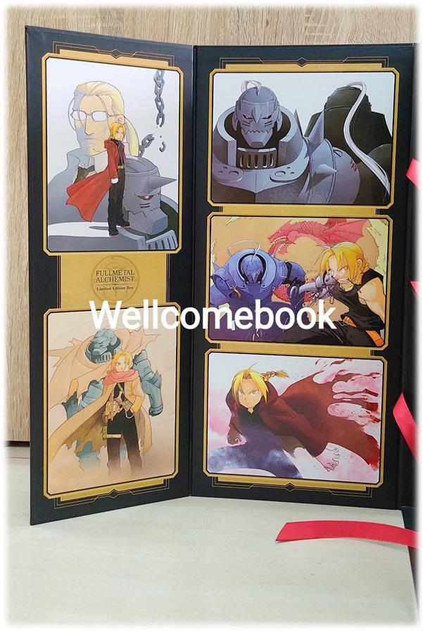 Pรวมชุด "Box Set แขนกลคนแปลธาตุ Fullmetal Alchemist <New Edition 2022> 27 เล่มจบ+โปสการ์ดลาย Exclusive 3 ใบ+โปสการ์ดตัวละคร 18 ใบในกล่องพรีเมี่ยม 1 ชุด" ~Arakawa Hiromu~