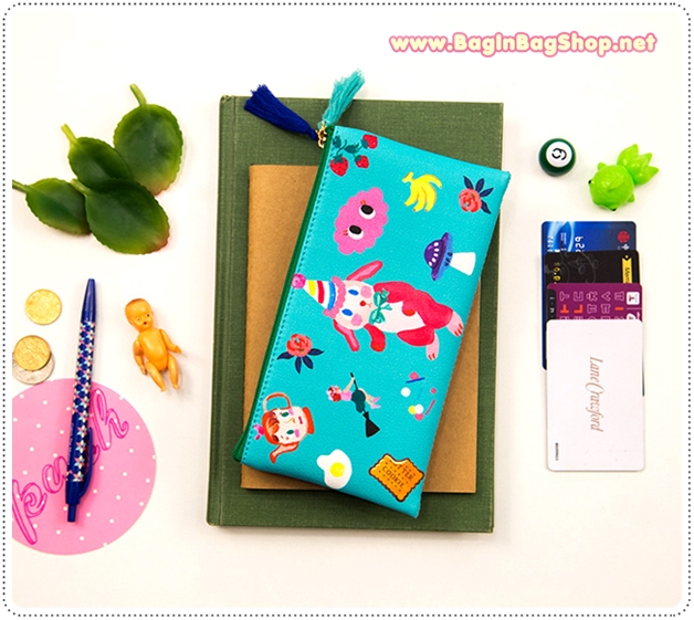 Clear Pencil Double Zip Case