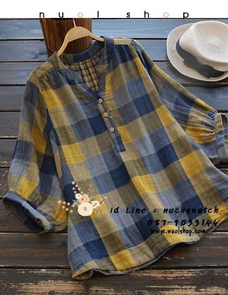 เสื้อผ้าฝ้ายนุ่ม รอบอก 42 นิ้ว