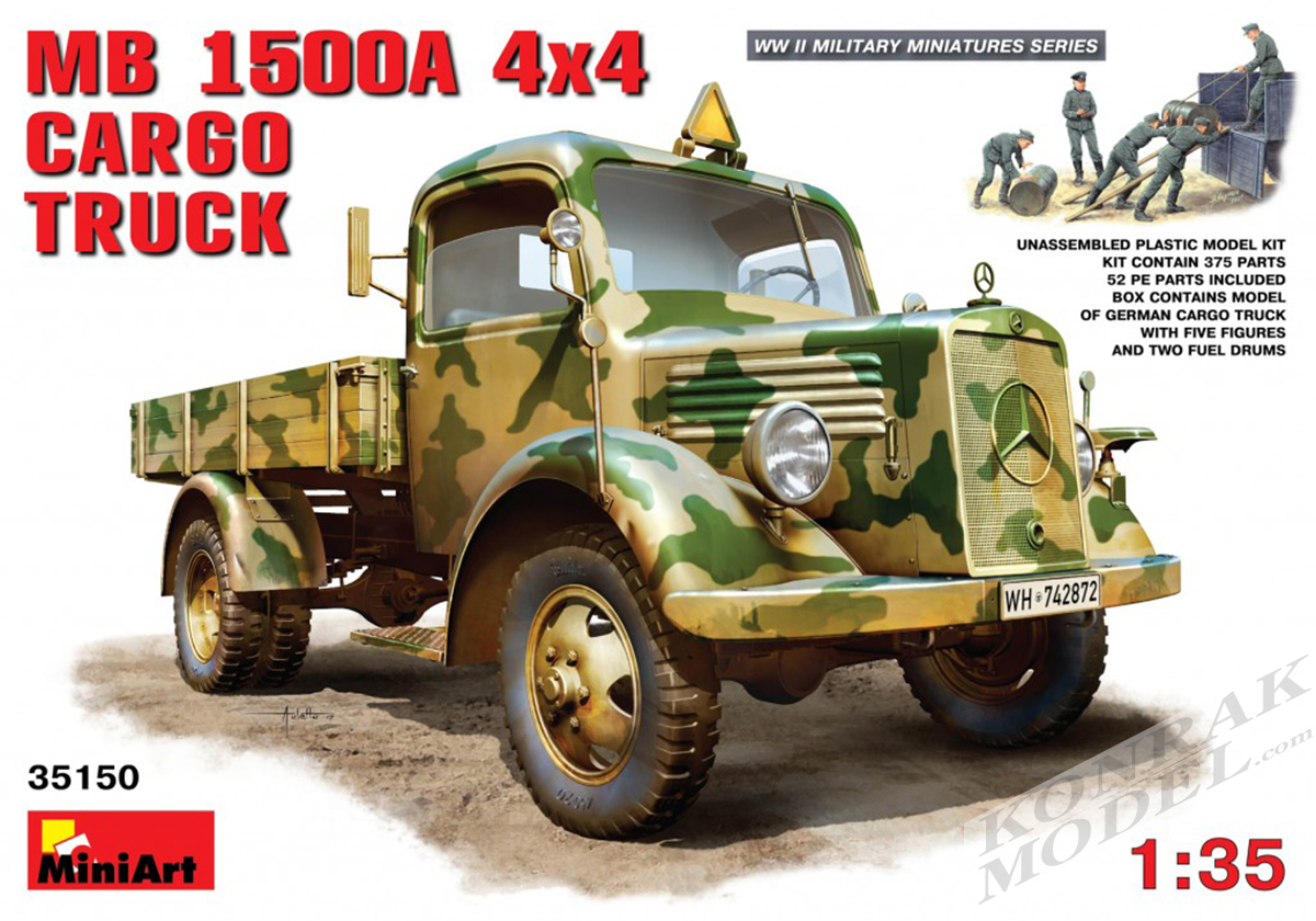 MI35150 MB 1500A 4×4 CARGO TRUCK 1/35