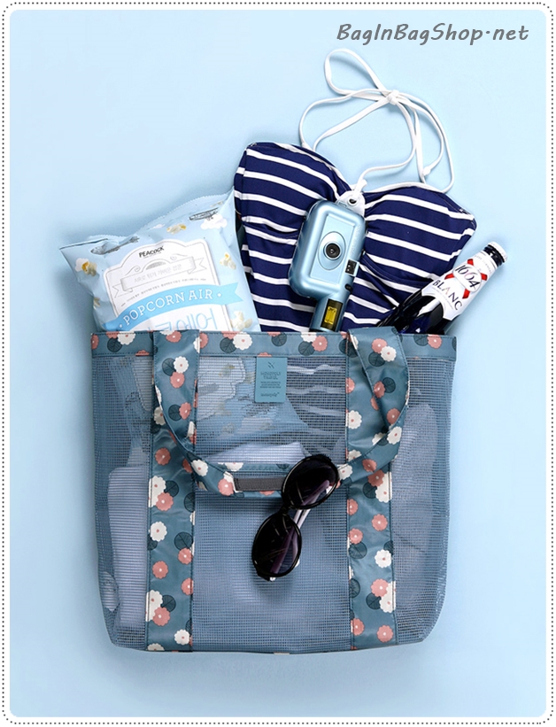 Coating Mesh Shopper Bag