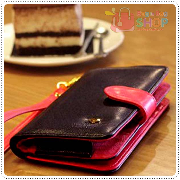 Chou Chou Multi Pouch กระเป๋าสตางค์ พร้อมเป็นเคสใส่โทรศัพท์มือถือ