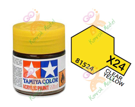 Acrylic X24 Clear Yellow 10ml