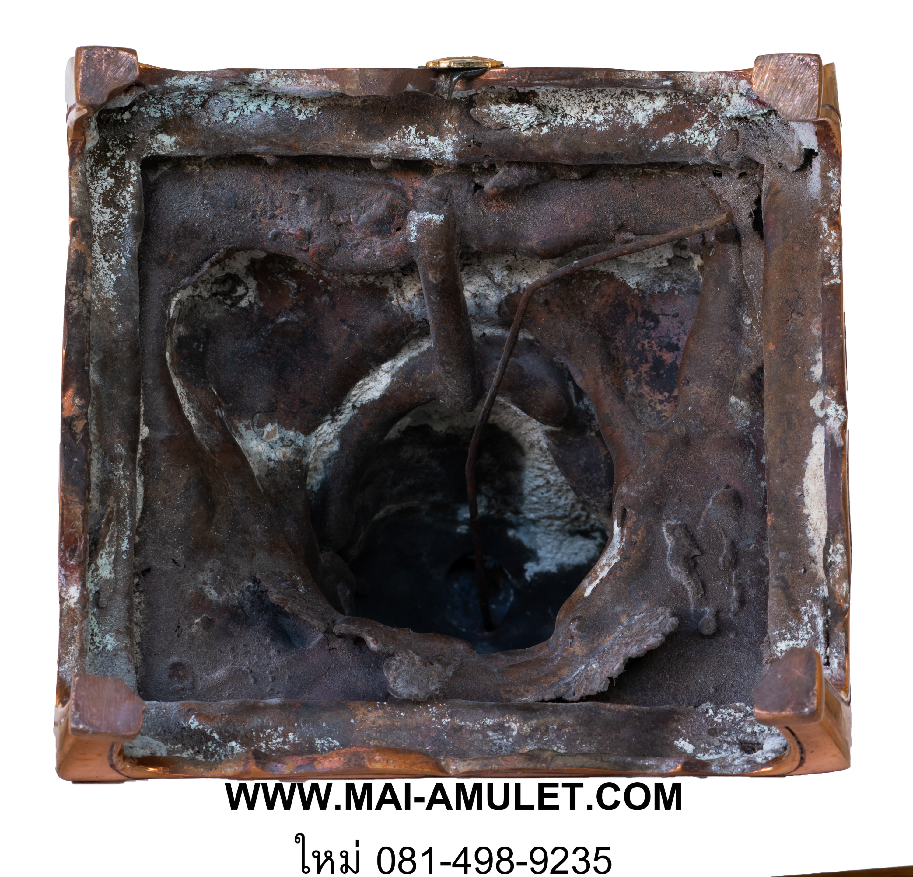 ..โค้ด ๑๘ สัตตโลหะ..พระบูชา คชวัตร หน้าตัก 4 นิ้ว ครบ 90 พรรษา สมเด็จญาณสังวร สมเด็จพระสังฆราช วัดบวร ปี 2546 พร้อมกล่องครับ