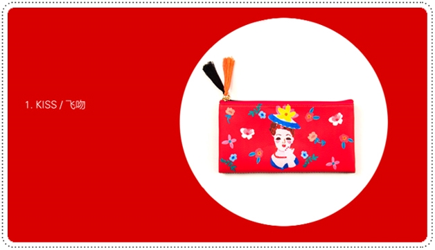 Clear Pencil Double Zip Case