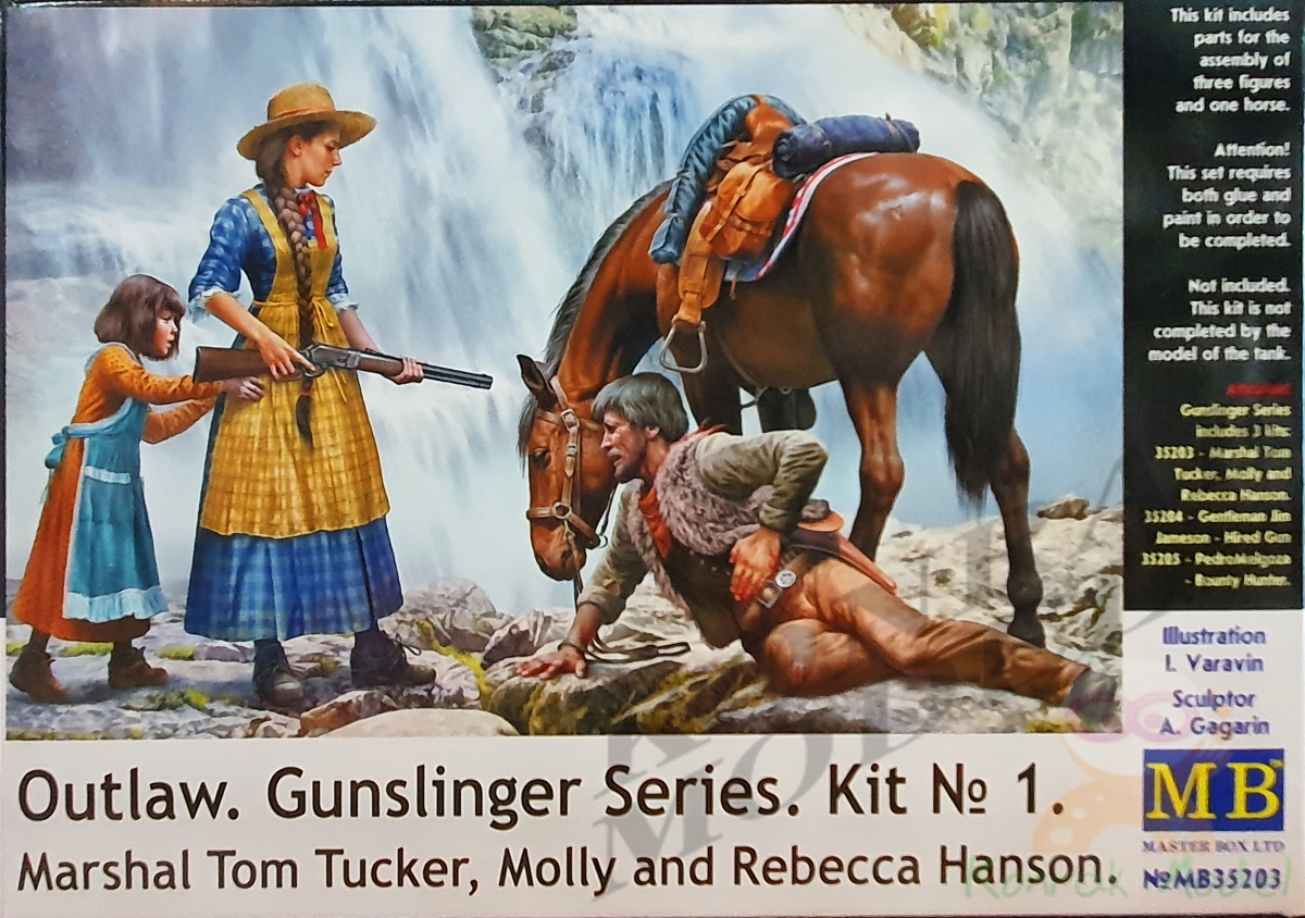 MB35203 "Outlow. Gunslinger series. Kit No. 1. Marshal Tom Tucker [1/35]