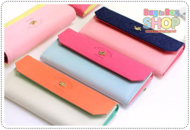 ลด 50% Triple Wallet กระเป๋าสตางค์ทรงยาว 3 สีสวย