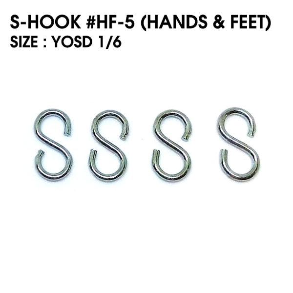 S-HOOK : HF-5 (HANDS & FEET) size YOSD1/6