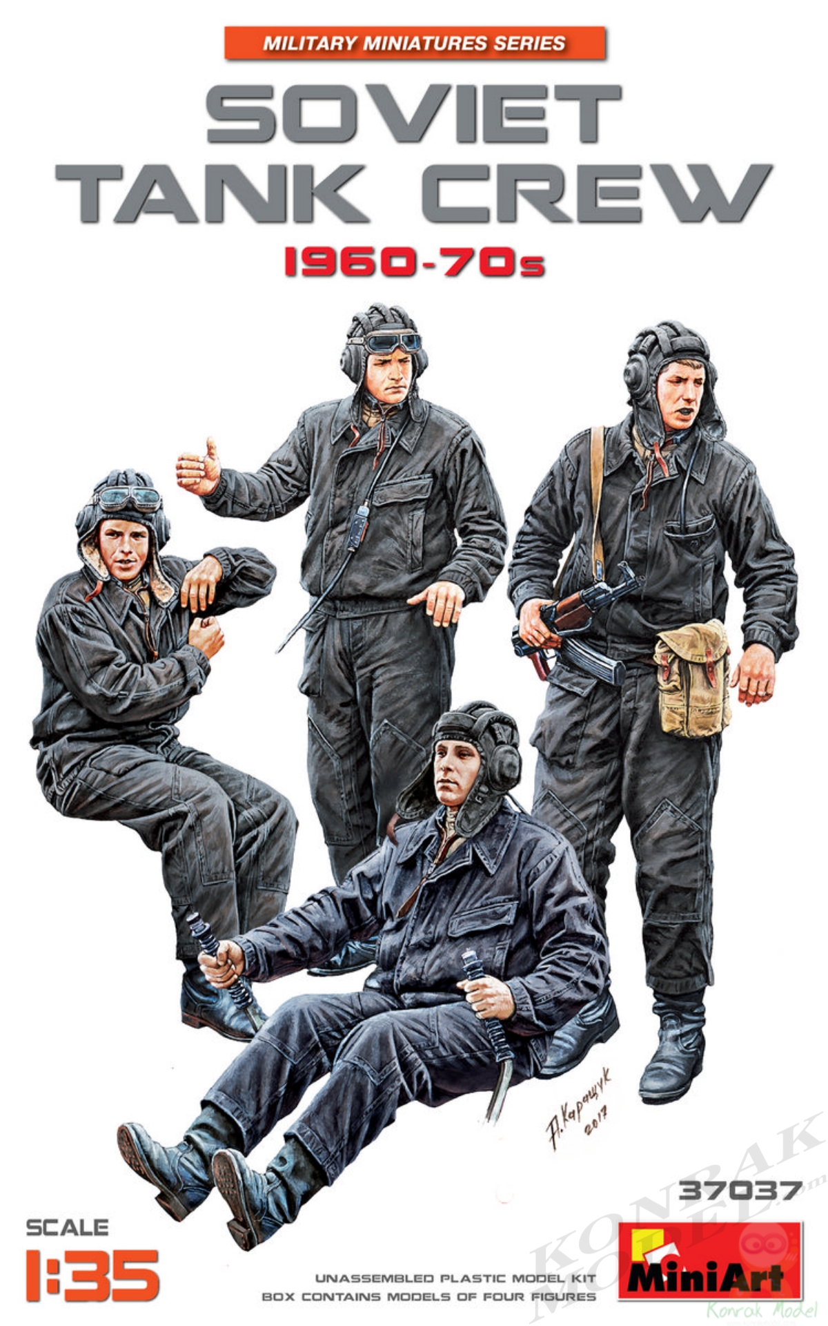 MI37037 SOVIET TANK CREW 1960-70s 1/35