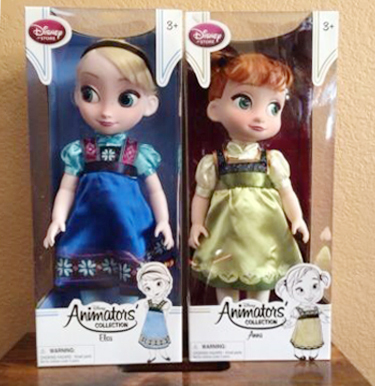 ตุ๊กตาดีสนีย์ แอนิเมเตอร์ เจ้าหญิงอันนา เจ้าหญิงโฟรเซ่น