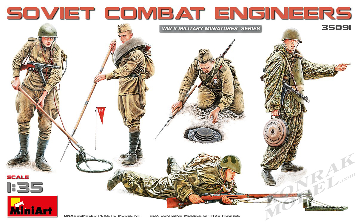 MI35091 SOVIET COMBAT ENGINEERS 1/35
