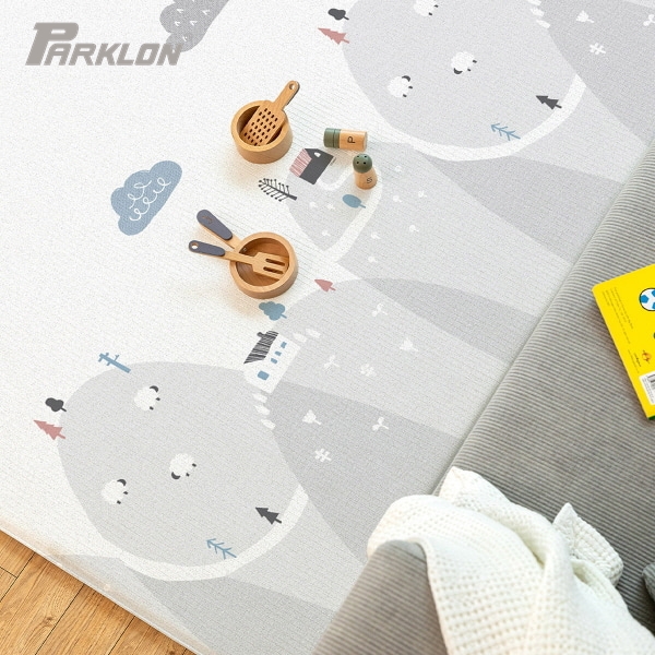 แผ่นรองคลาน PARKLON LaPure Soft Mat ลาย Happy Way มีลายทั้ง 2 ด้าน ขนาด 140x235x1.5cm