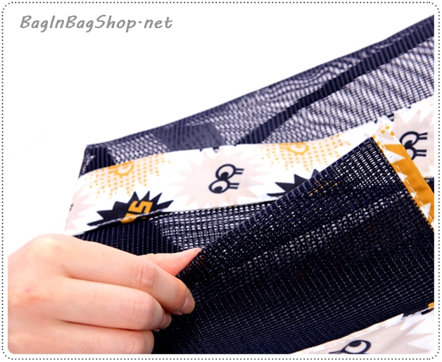 Coating Mesh Shopper Bag