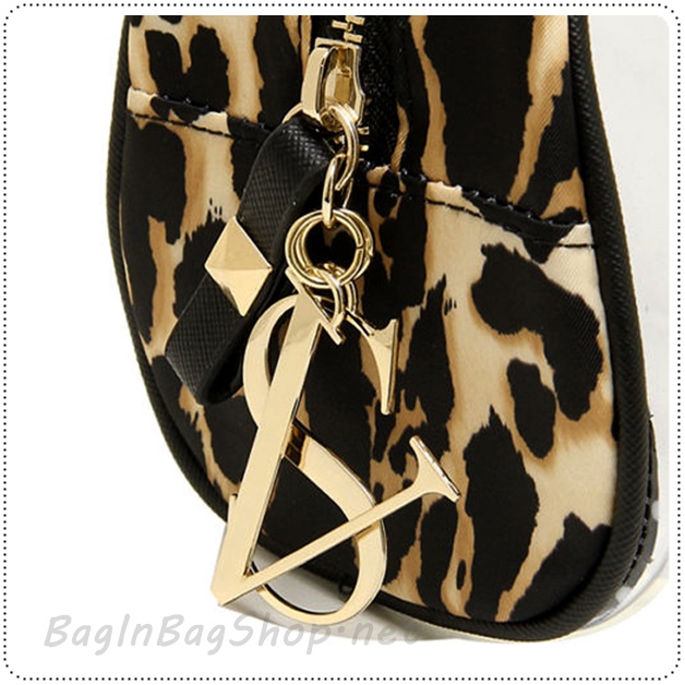 ❤️ Victoria's Secret Leopard Cosmetic Trio Bag