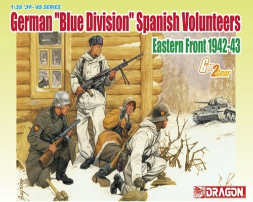 DRA6674 GERMAN BLUE DIV SPANISH VOLUNTEER (1/35)