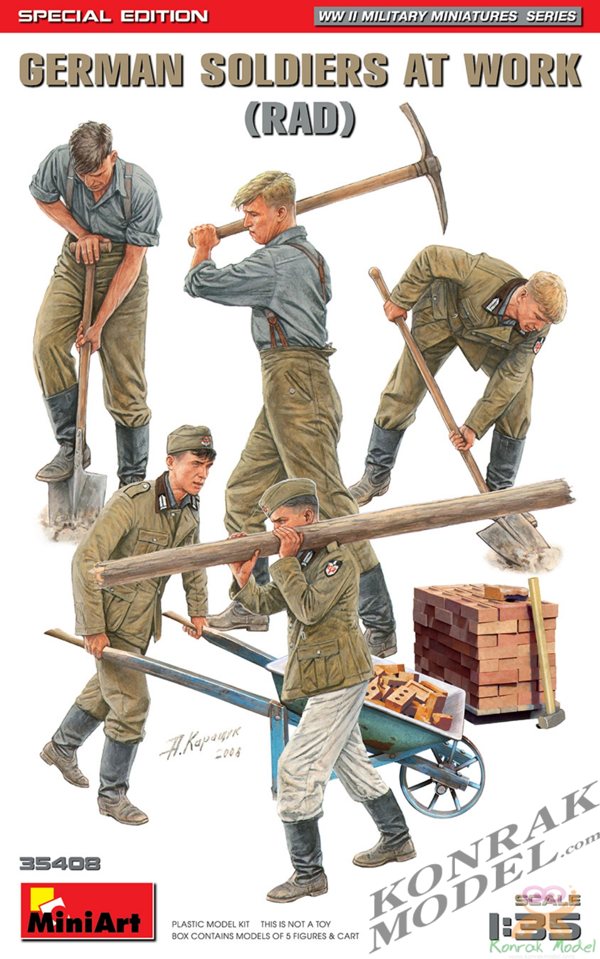 MI35408 GERMAN SOLDIERS AT WORK (RAD) SPECIAL EDITION [1/35]