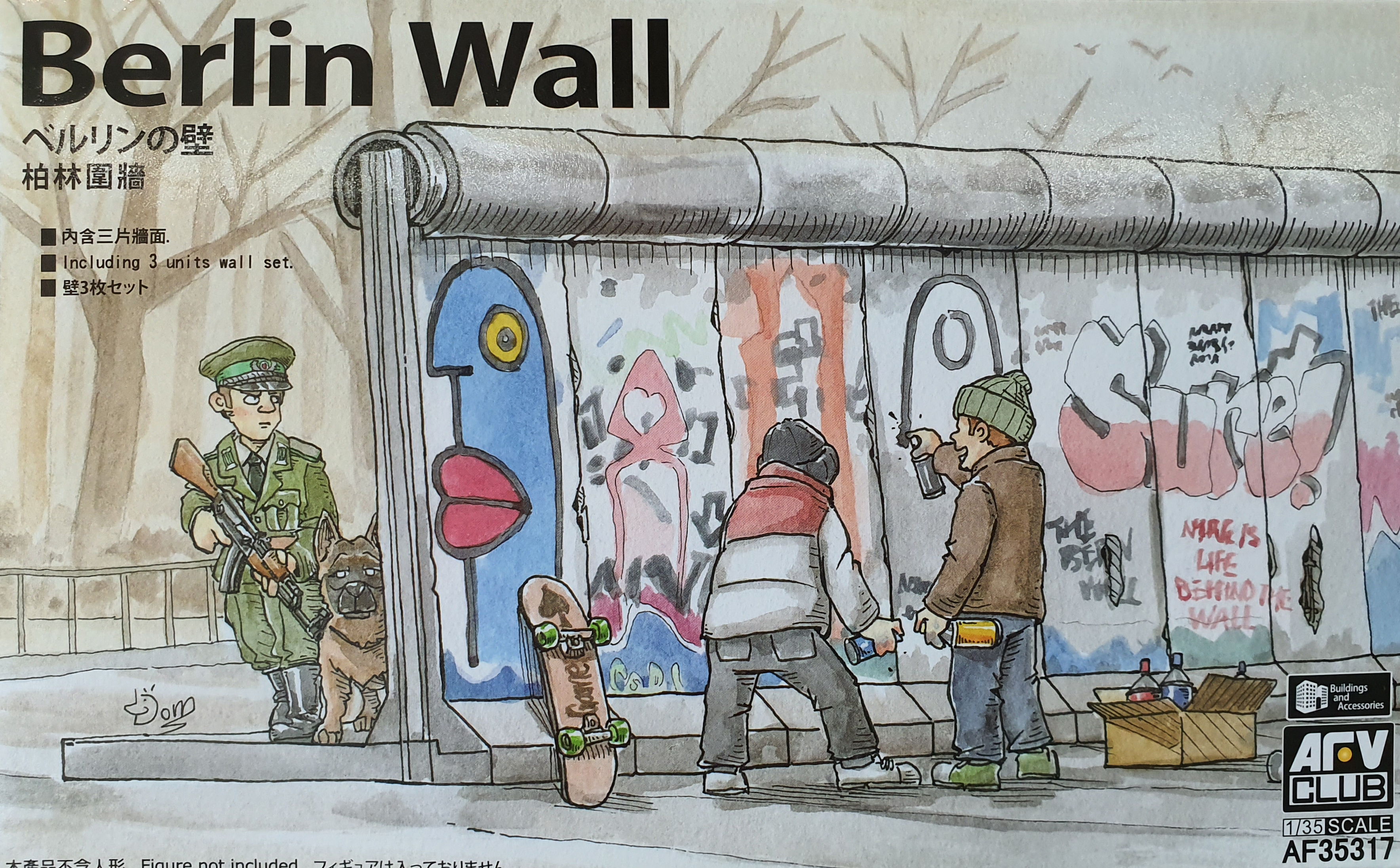 AF35317 BERLIN WALL 1/35 (NEW TOOL)