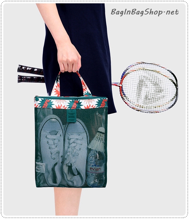 Coating Mesh Handy Pouch