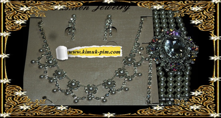 เครื่องประดับมุก(เซ็ท)KAK2557/021