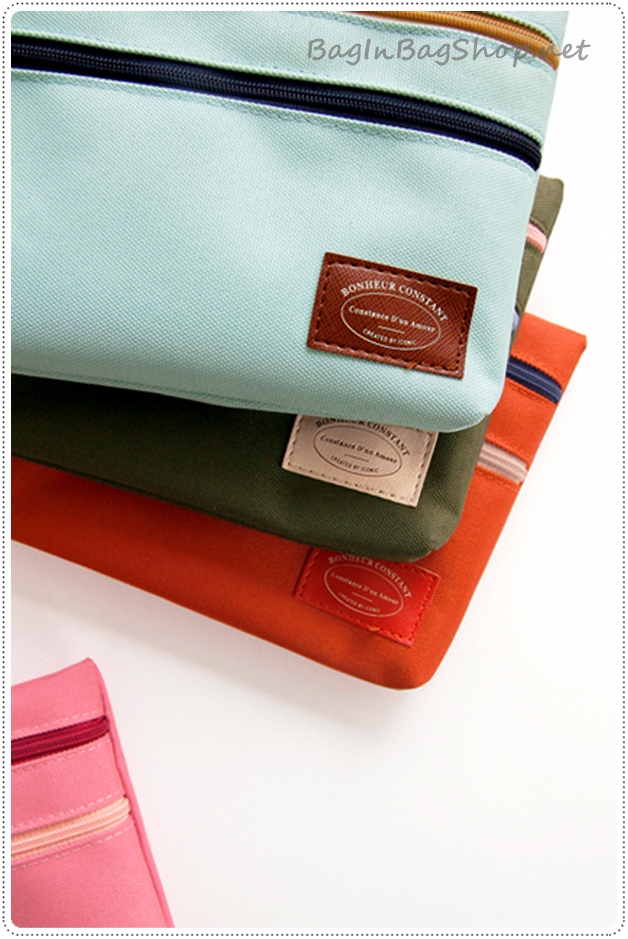 Bank Pouch กระเป๋าใส่สมุดบัญชี , บัตร ATM , เงินสด , ตรายาง