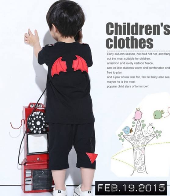 ชุด Devil แขนสั้นขาสั้น