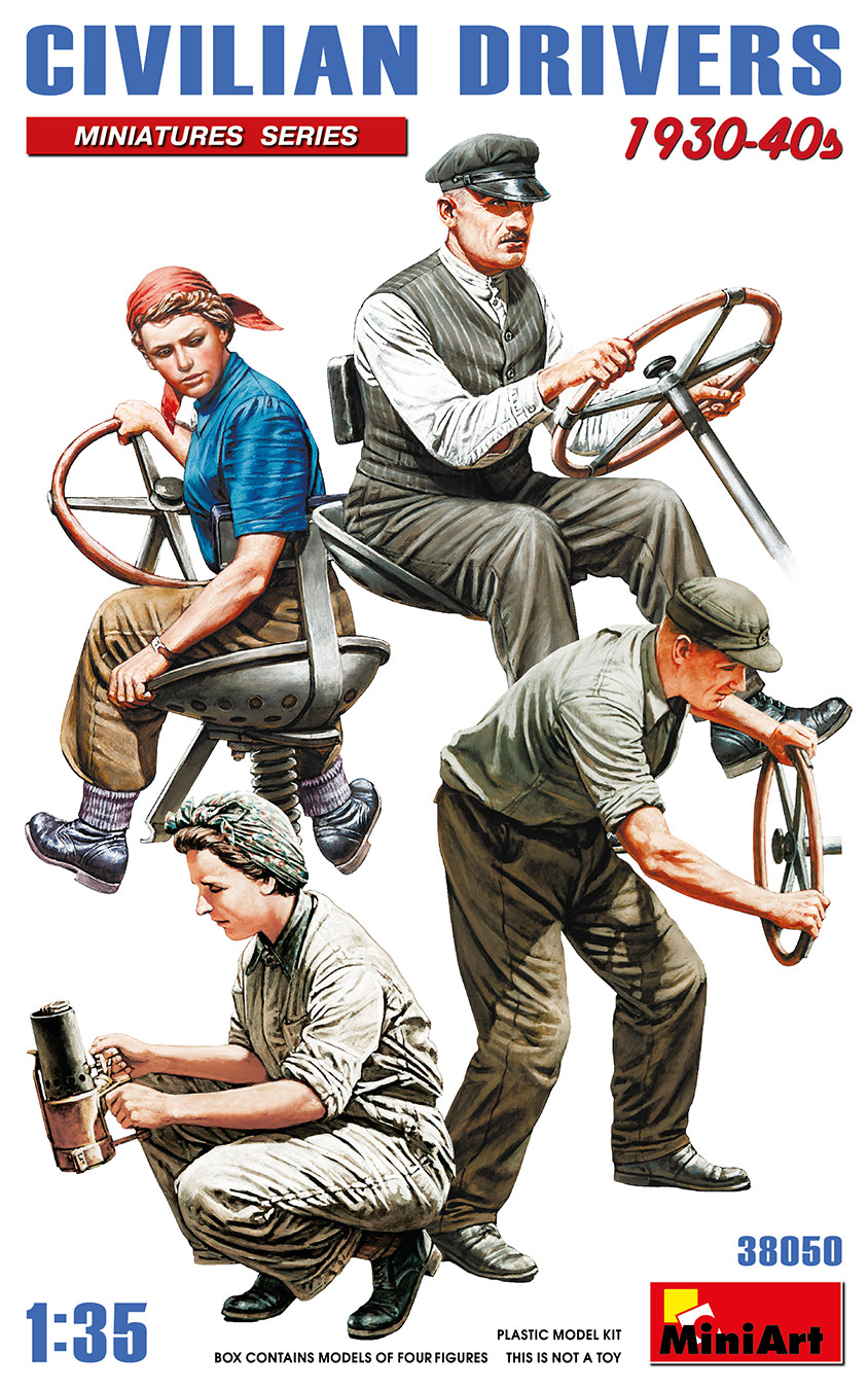 MI38050 CIVILIAN DRIVERS 1930-40s [1/35]