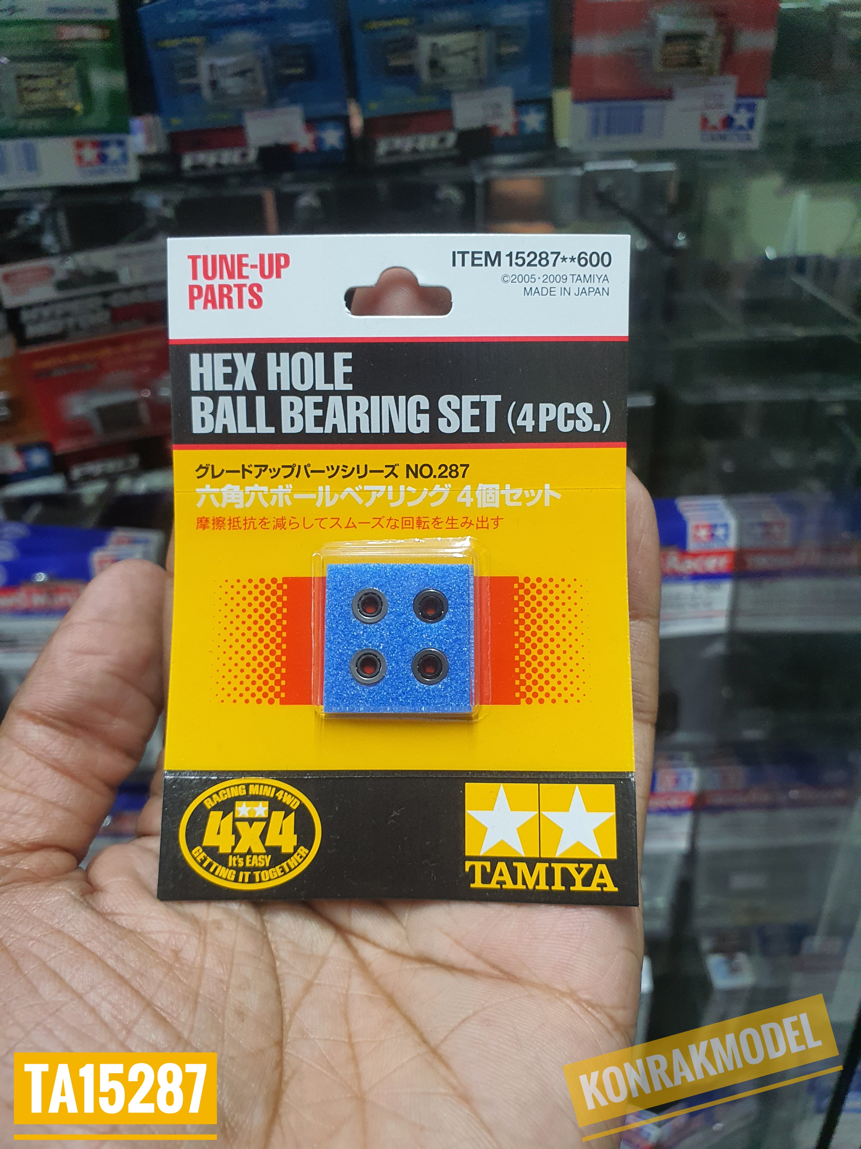 TA15287 HEX HOLE BALL BEARING SET*4
