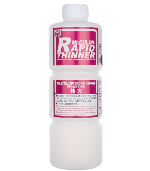 T117 MR.RAPID THINNER 400ML (ทินเนอร์แห้งเร็วสำหรับสี metallic)