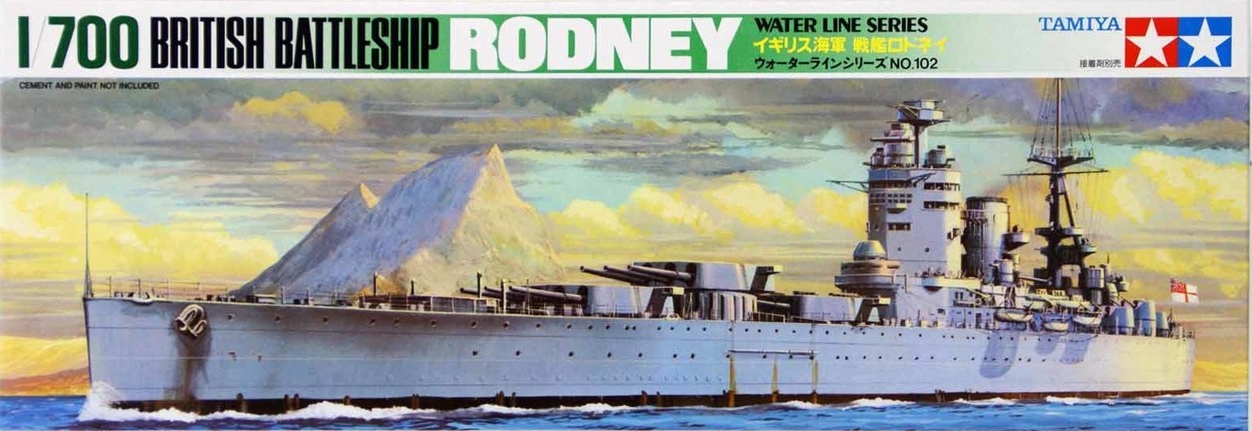 TA77502 HMS Battleship Rodney 1/700