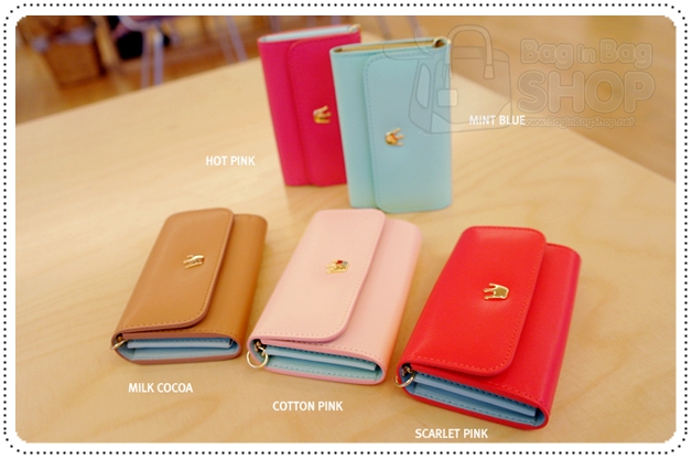 Crown keyring card wallet กระเป๋าใส่กุญแจ