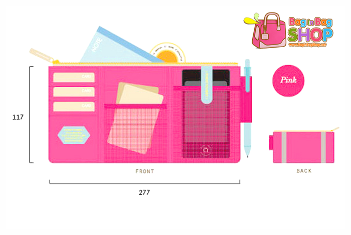 POINT POCKET ที่เก็บของบนที่บังแดดรถยนต์