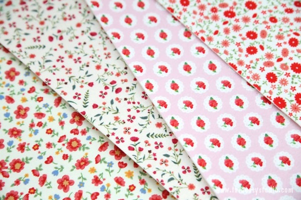 Felt : ลาย Memories of Springtime มี 8 ลาย ขนาด 42x30 cm/ชิ้น (พร้อมส่ง)