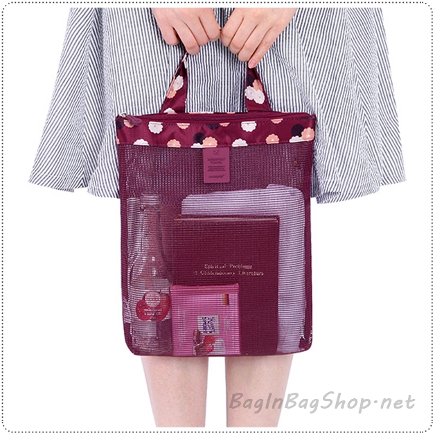 Coating Mesh Handy Pouch