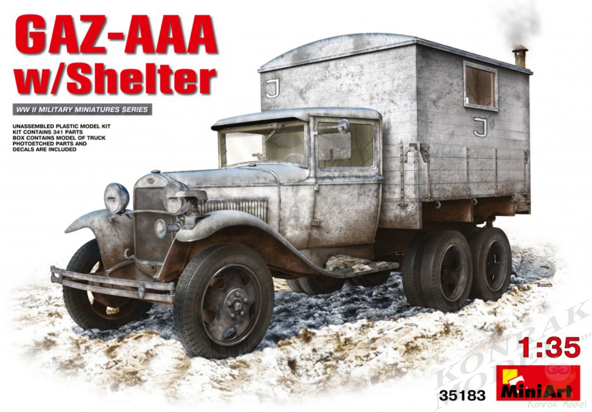 MI35183 GAZ-AAA w/Shelter 1/35