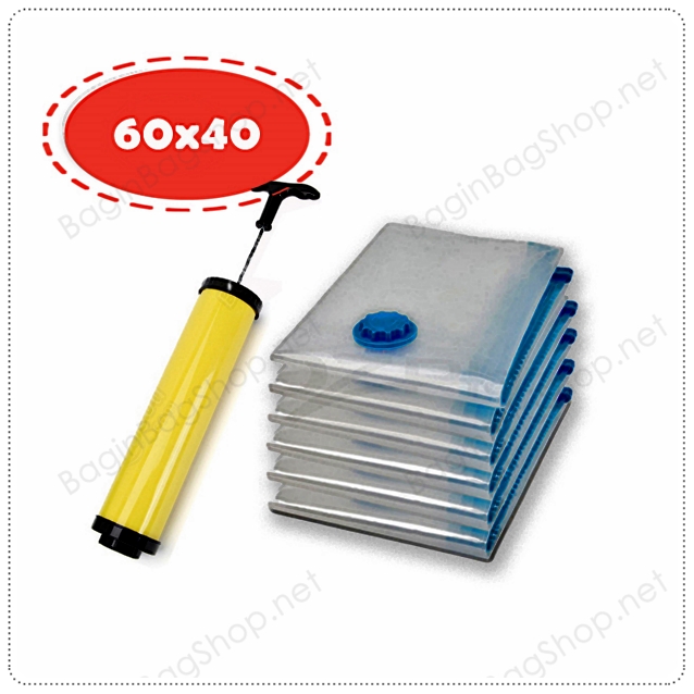 เซ็ทถุงสูญญากาศ 6 ใบ (S) + กระบอกสูบลม เพียง 329 บาท
