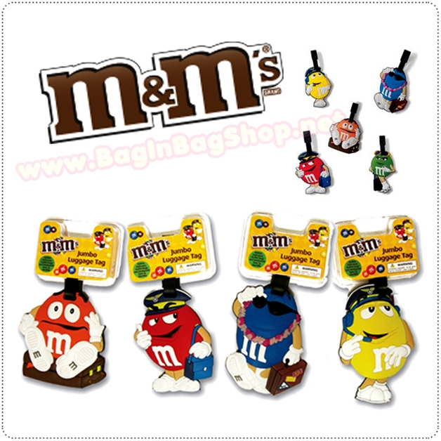 M&M's Jumbo Character Luggage Tag