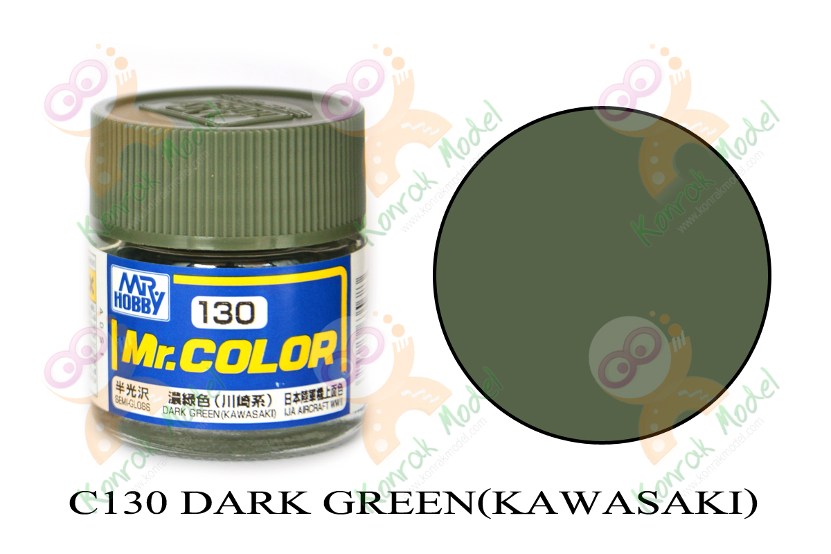 C130 Dark Green (Kawasaki) Semi-Gloss 10ml
