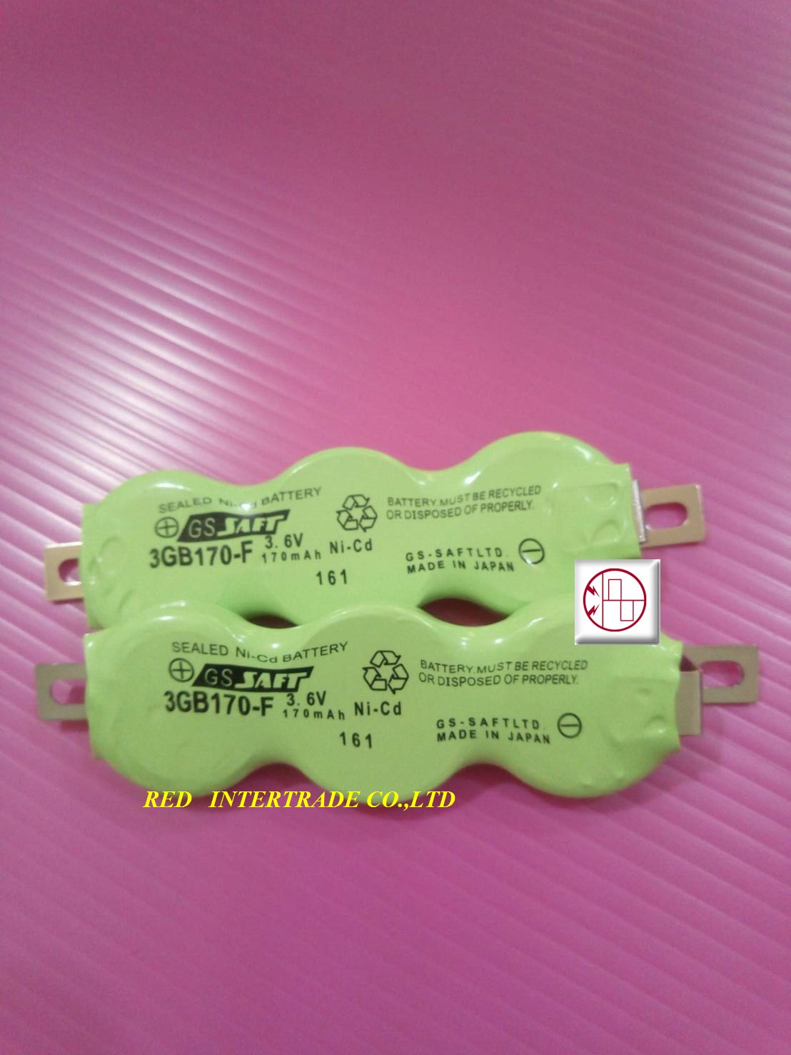 3GB170-F BATTERY Ni-Cd BATTERY 3.6V 170mAh