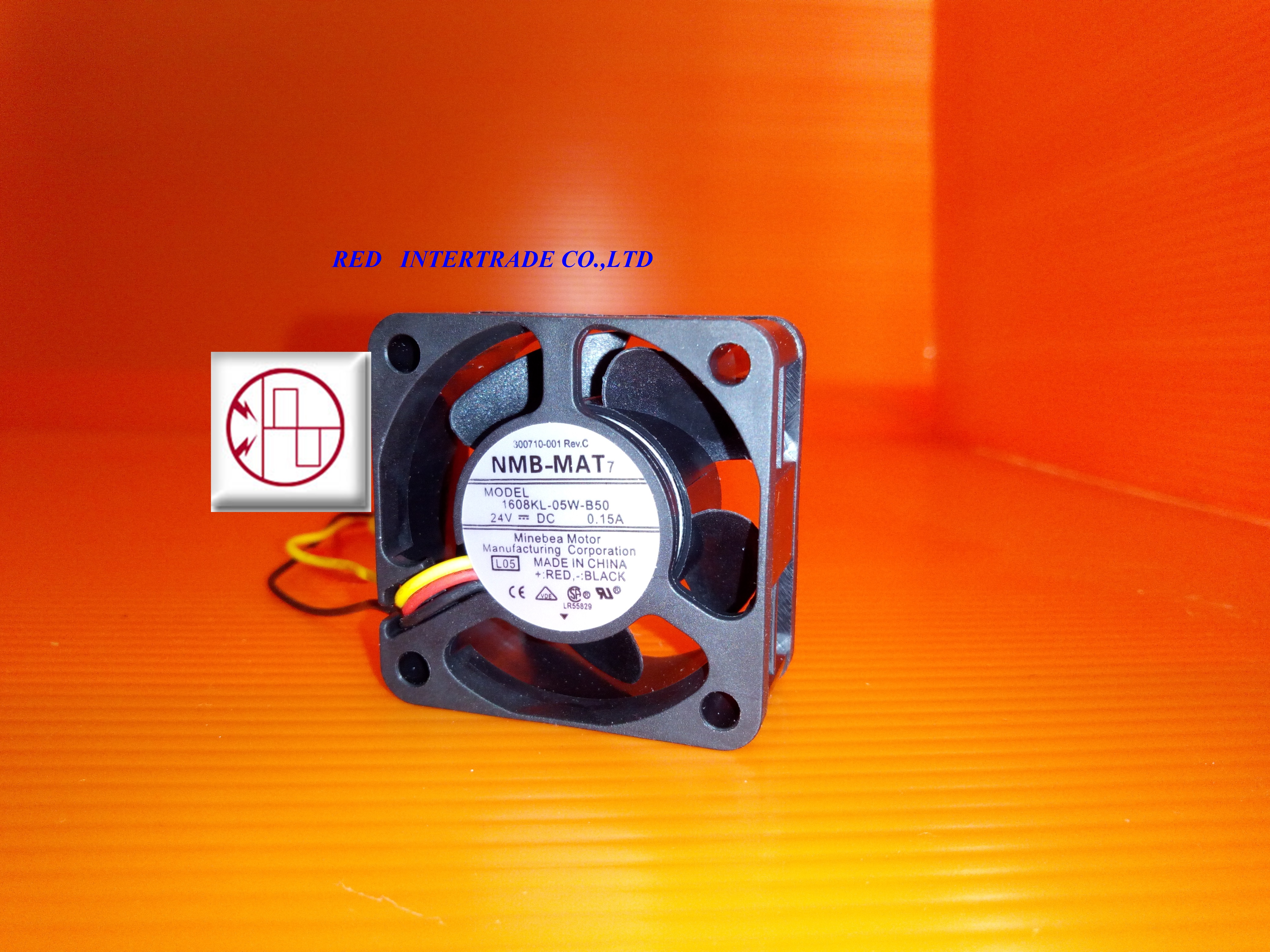 NMB-MAT 1608KL-05W-B50 24VDC 0.15A พัดลมระบายความร้อน