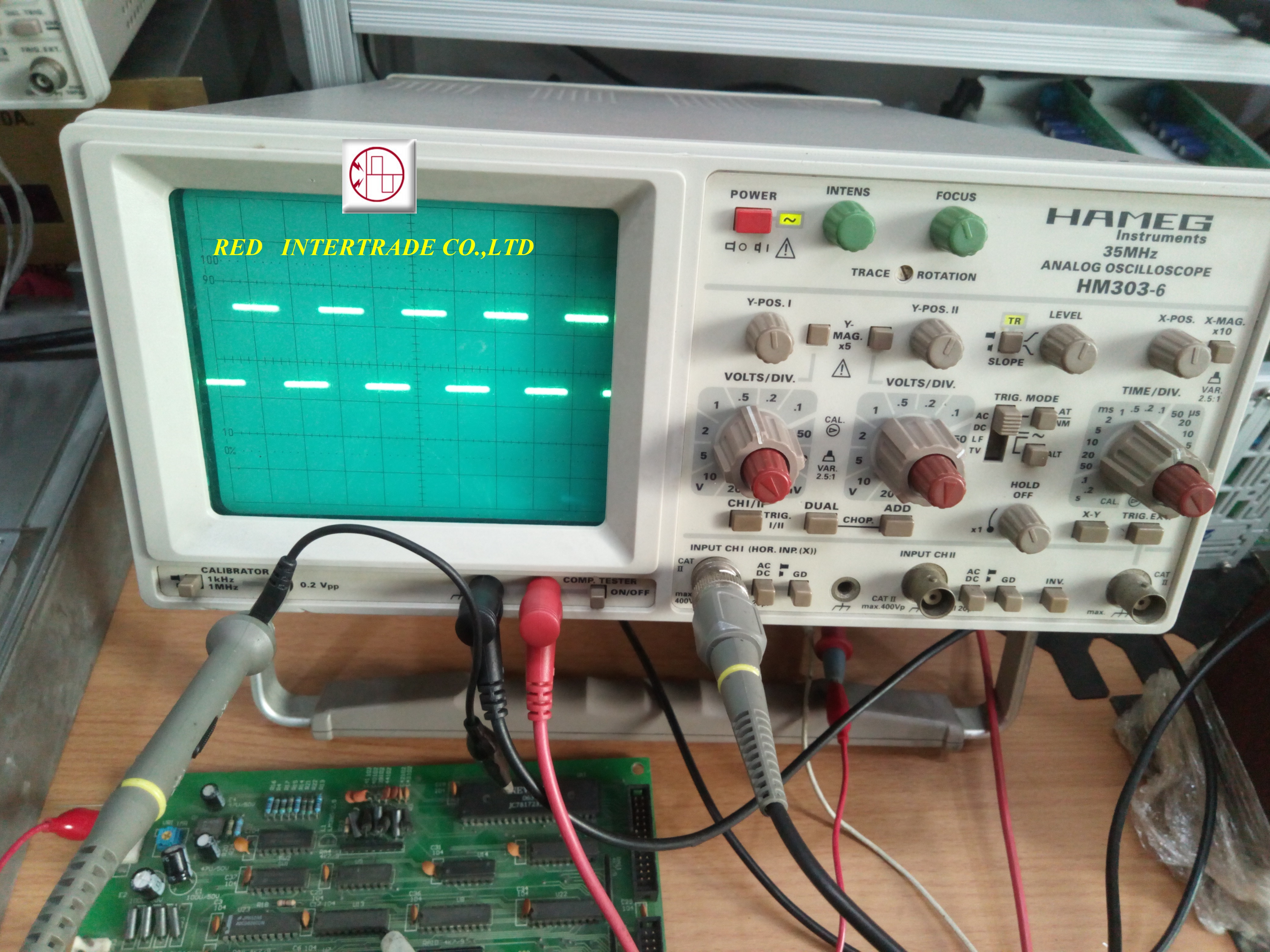 ขาย ,HAMEG, HM303-6 , 35MHz ,oscilloscope , ขายสโคป ,มือสอง,