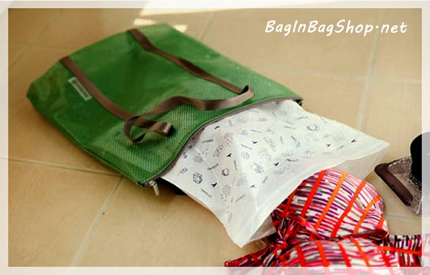 Coated Mesh Pouch Bag - Large