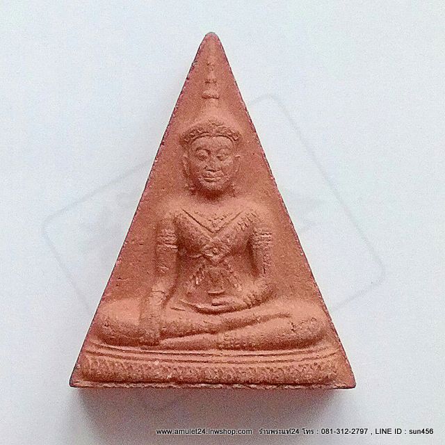 พระพุทธนิมิตวิชิตมาร วัดหน้าพระเมรุ อยุธยา เนื้อดินเผา