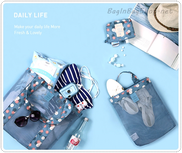 Coating Mesh Handy Pouch