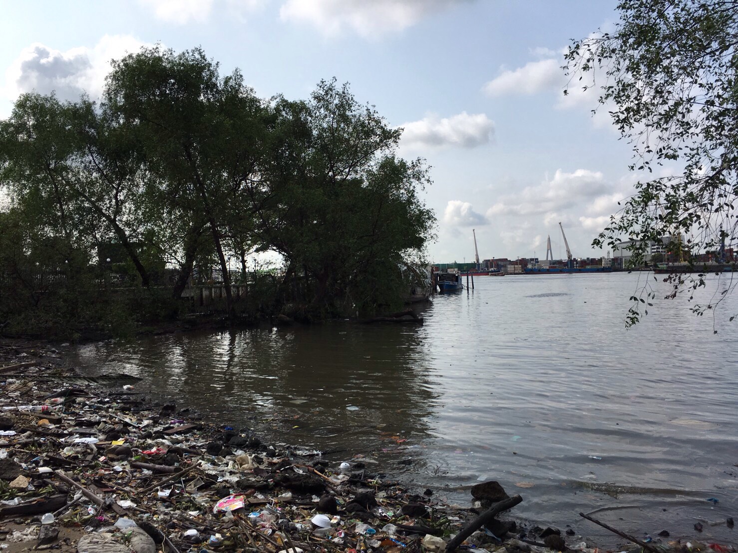 ที่ดินเปล่า7ไร่ติดเเม่น้ำเจ้าพระยา พระประแดงสมุทรปราการ