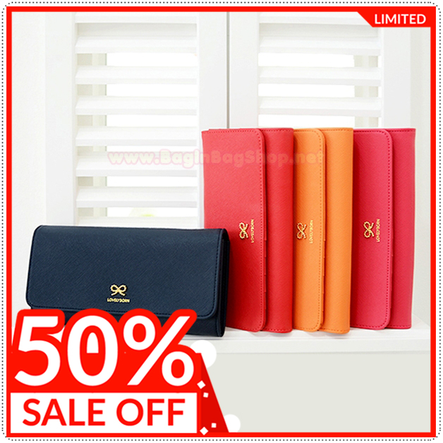 ลด 50% Ribbon Snap L Wallet