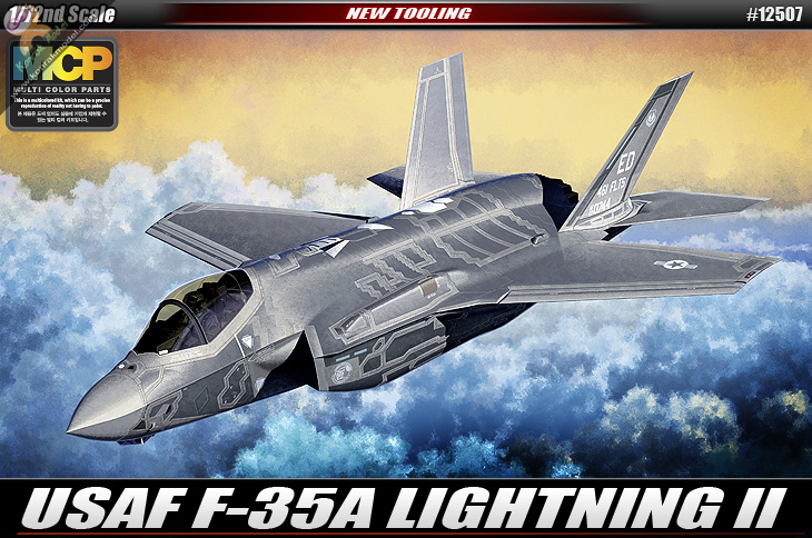 AC12507 Lockheed-Martin F-35A Lightning II (USAAF) 1:72