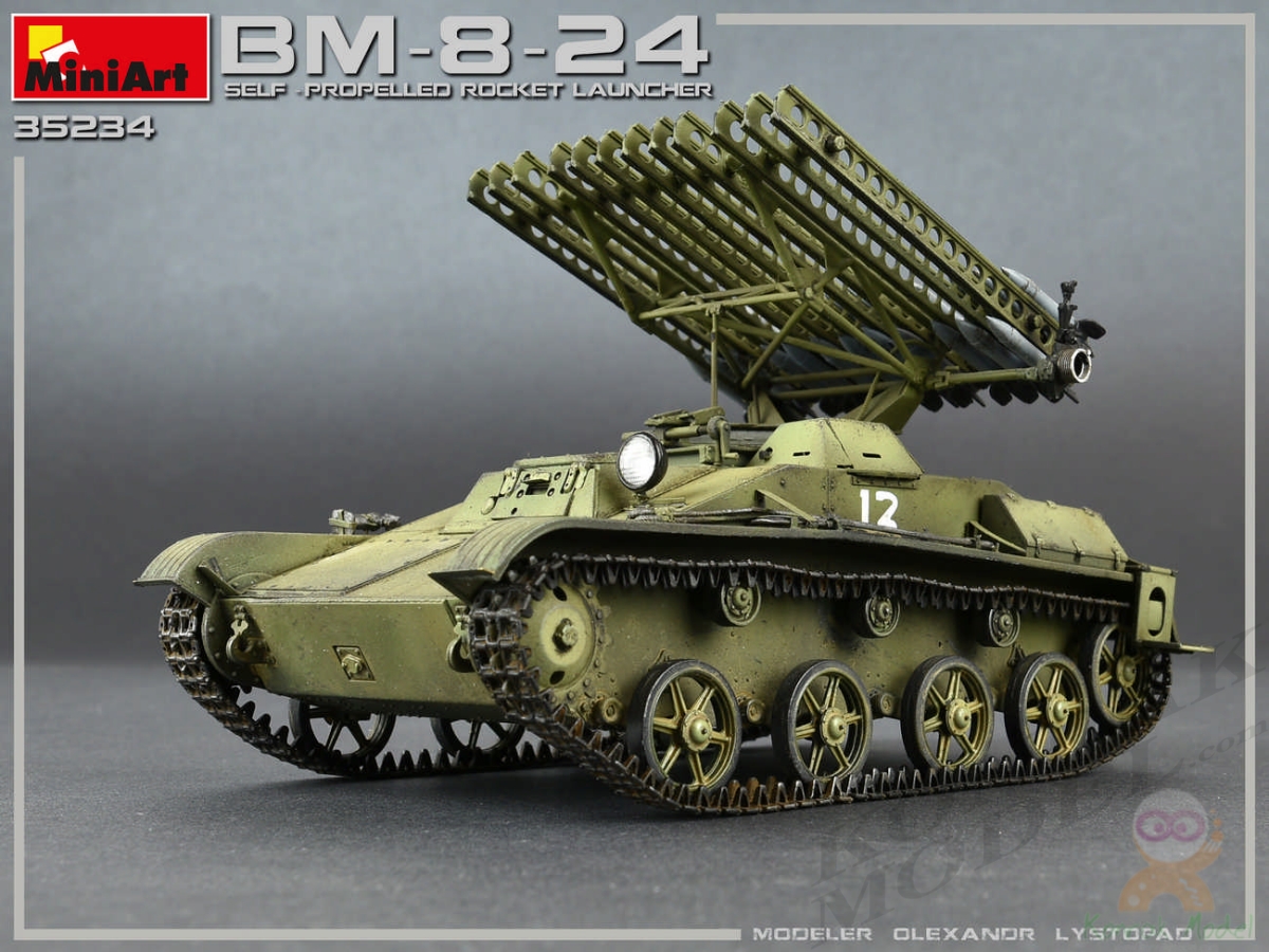 MI35234 BM-8-24 SELF-PROPELLED ROCKET LAUNCHER 1/35