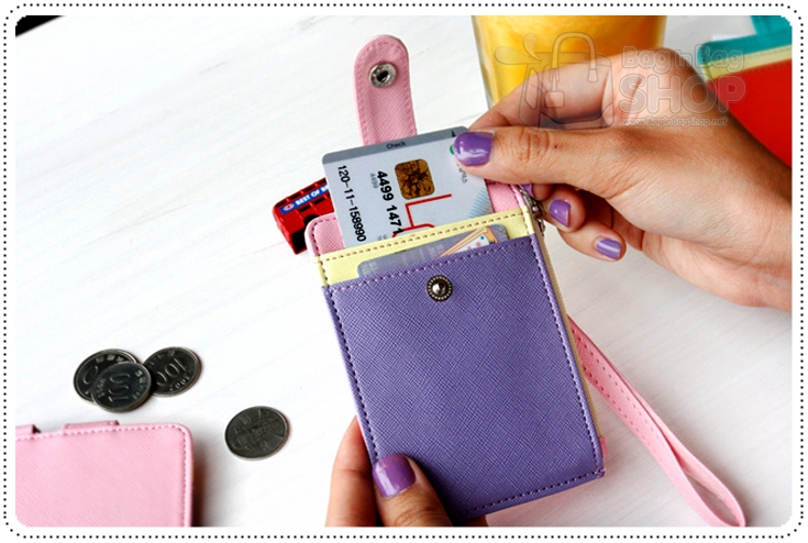 Coin & Card Wallet สำหรับใส่เหรียญ,บัตร และ กุญแจ