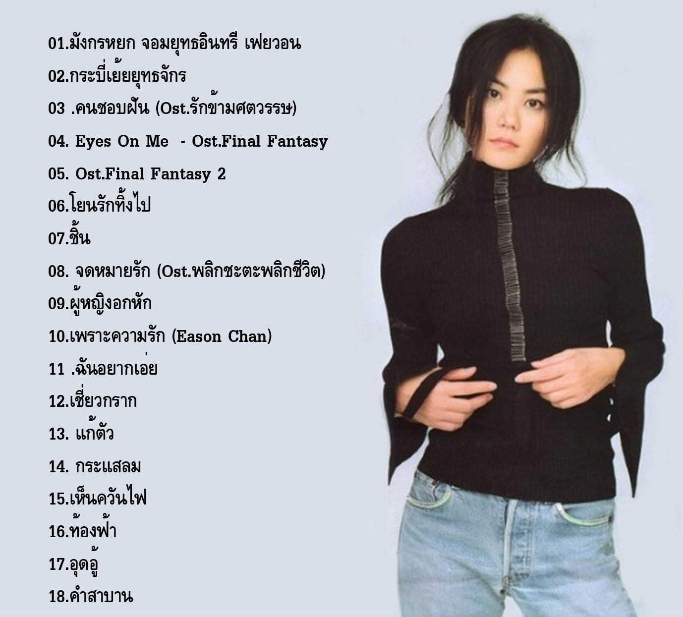 รวมเพลงฮิต Faye Wong หวังเฟย