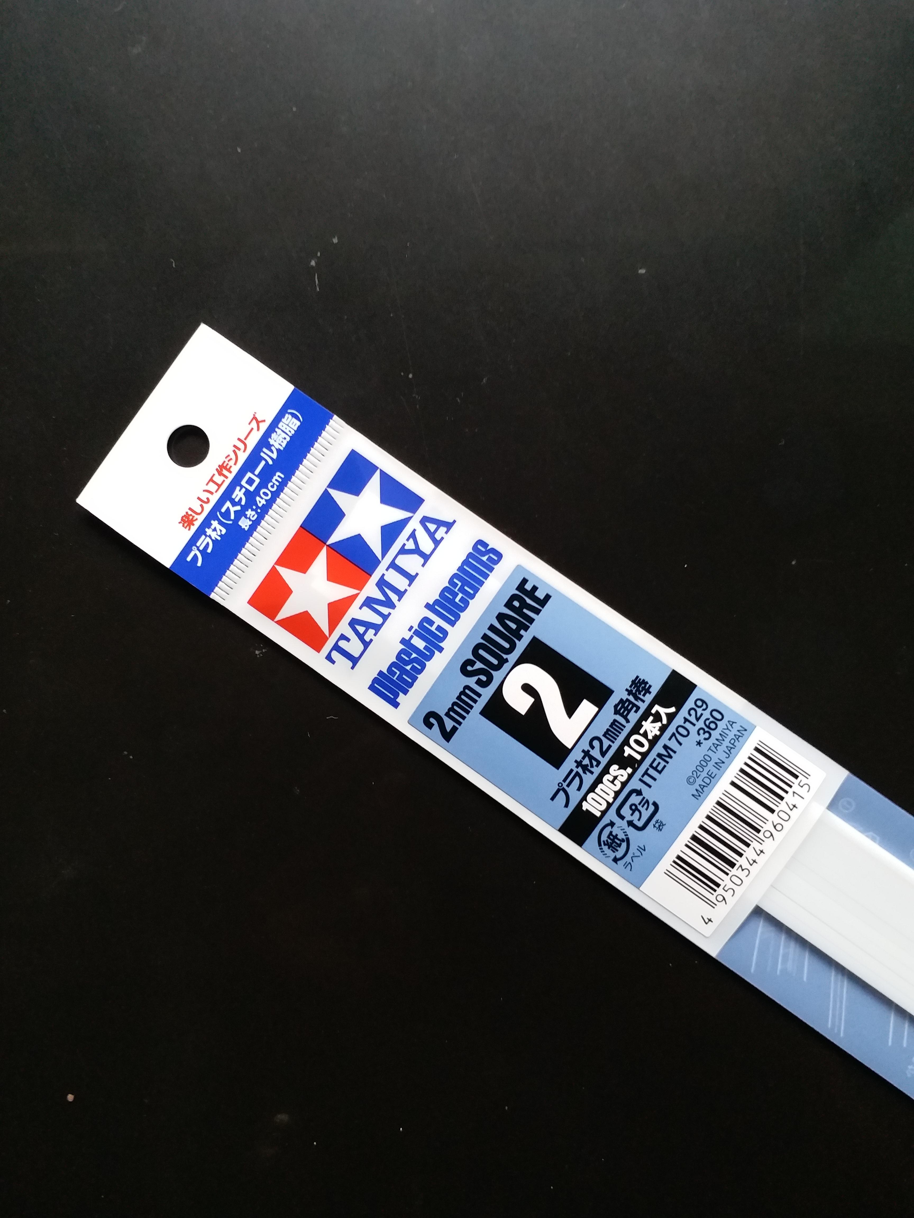 TA70129 Plastic Beams 2mm SQUARE (สีเหลี่ยมตัน)